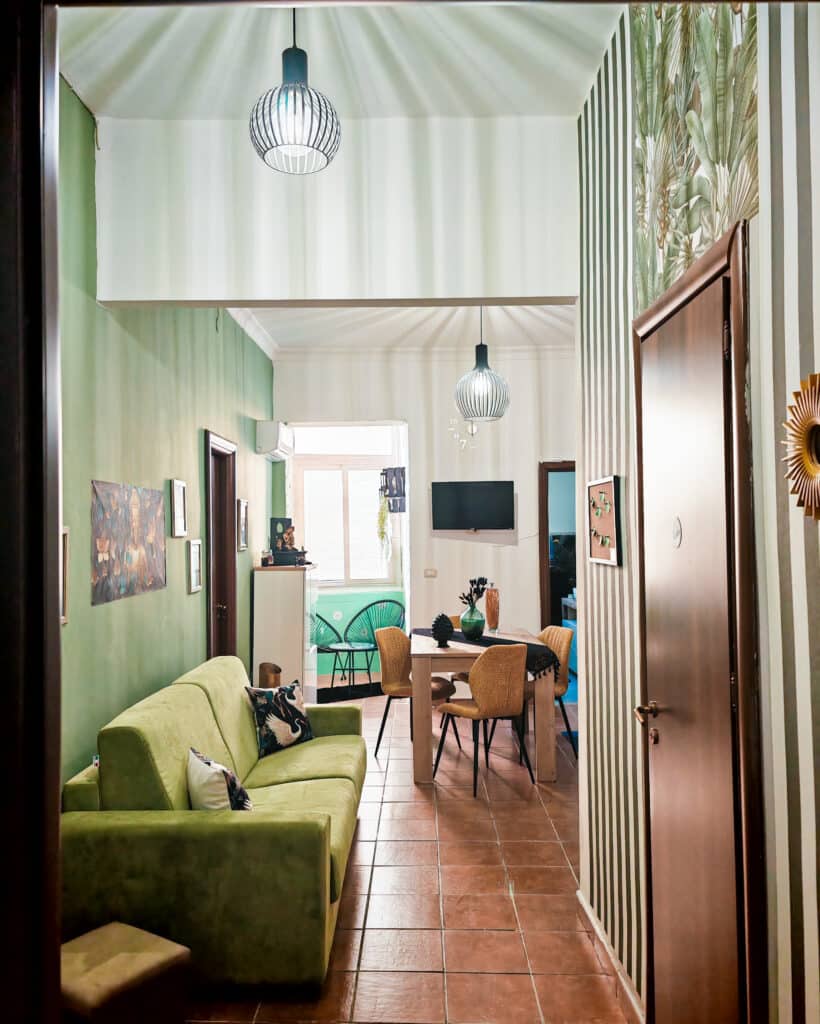 living area guest house scalia palermo 4