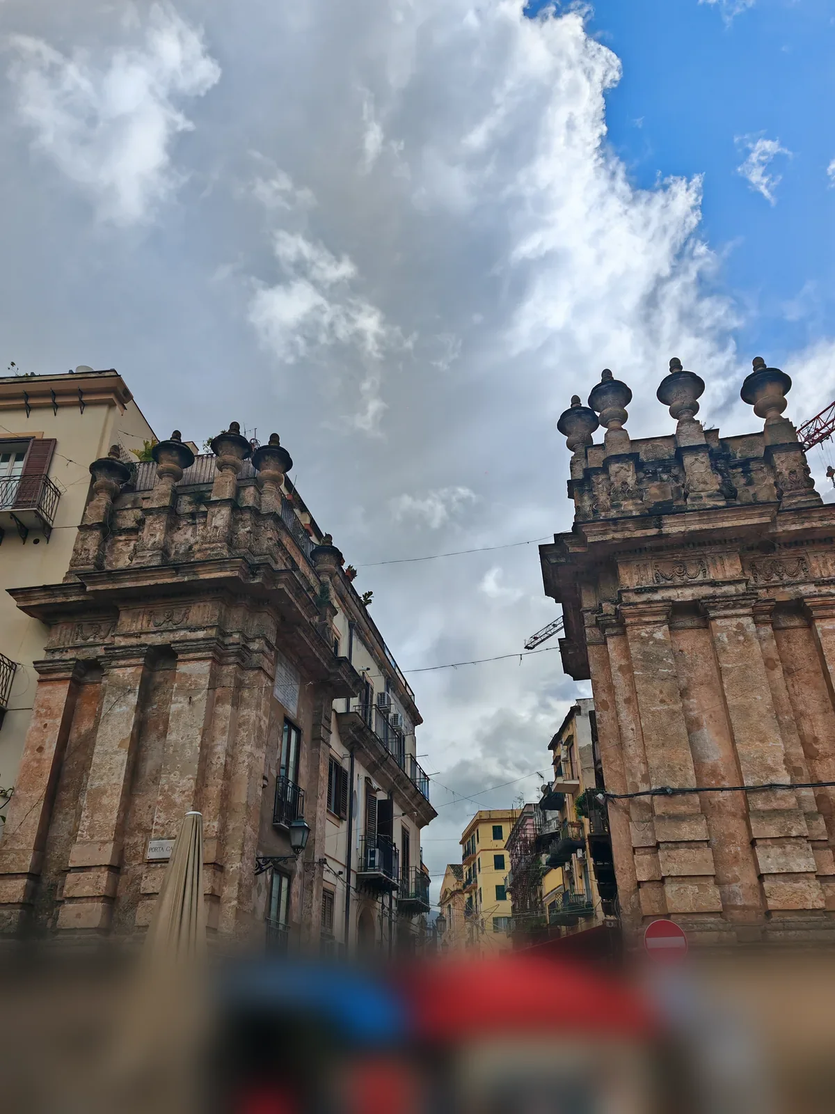 What to See in Palermo in One Day: A Walking Itinerary Through the Old Town 6 Porta Carini, the monumental gateway to the Capo market in Palermo