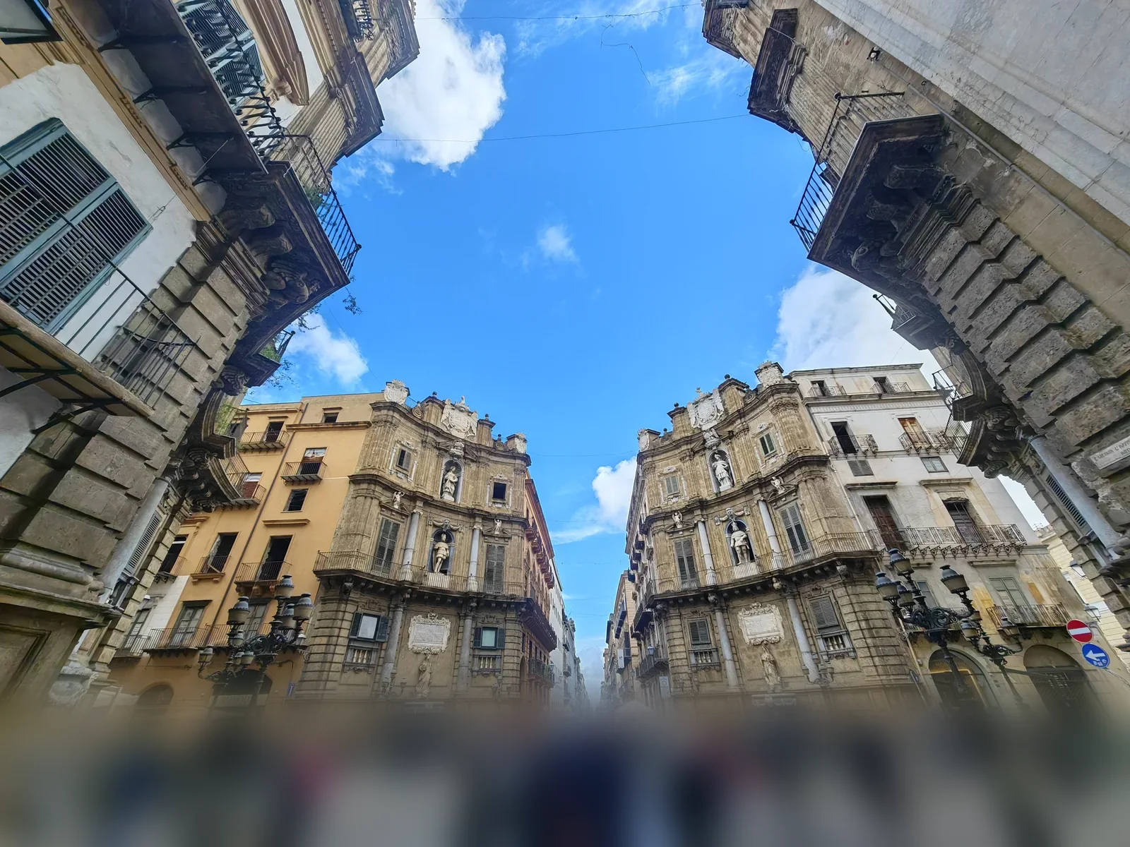 What to See in Palermo in One Day: A Walking Itinerary Through the Old Town 2 The Quattro Canti in Palermo, the Baroque crossroads of Via Maqueda and Corso Vittorio Emanuele
